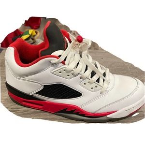 Size 10 - Jordan 5 Low Fire Red 2015